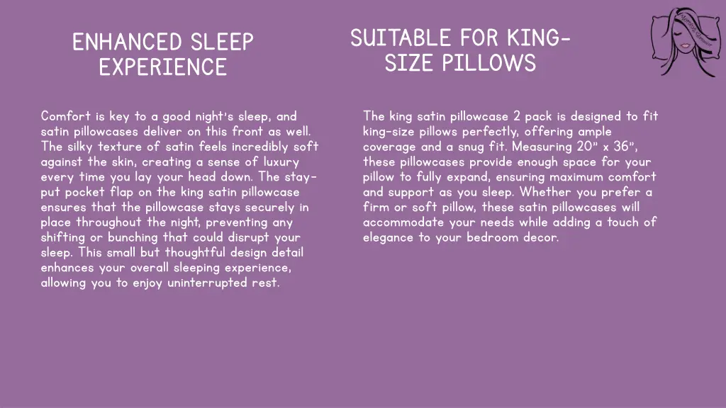 suitable for king size pillows