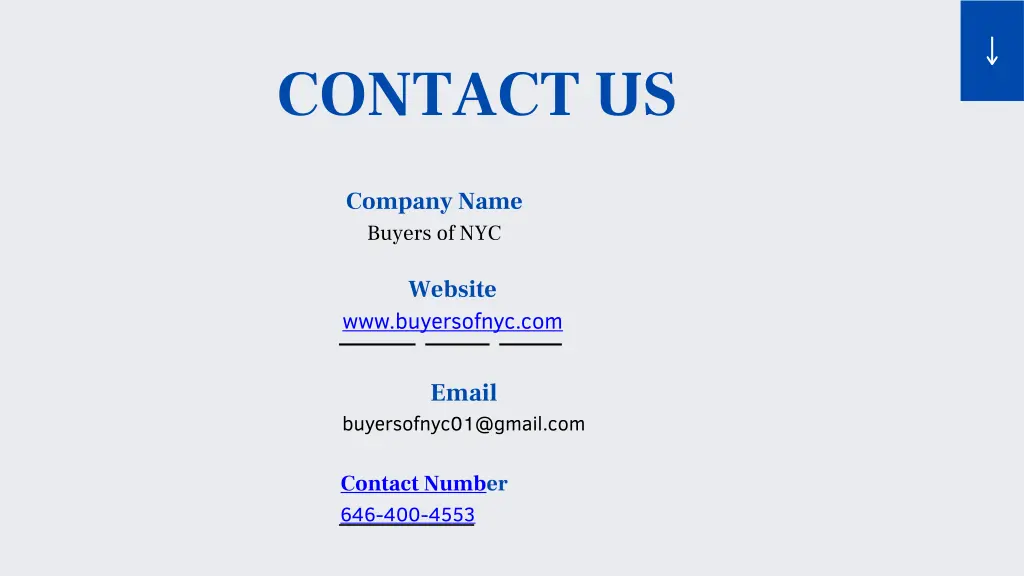 contact us