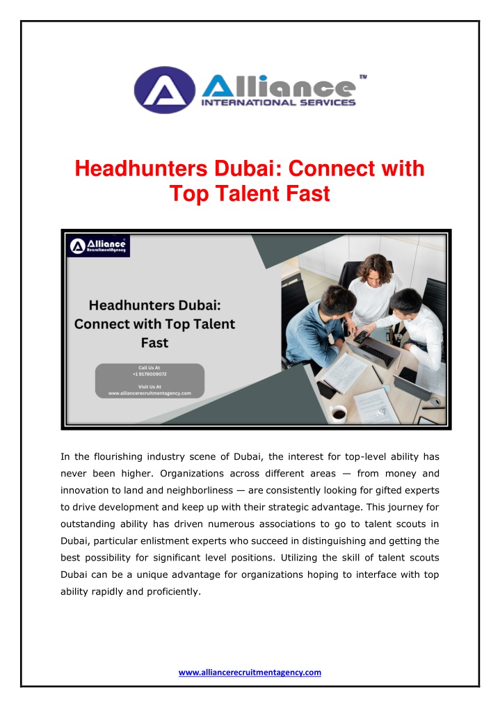 headhunters dubai connect with top talent fast