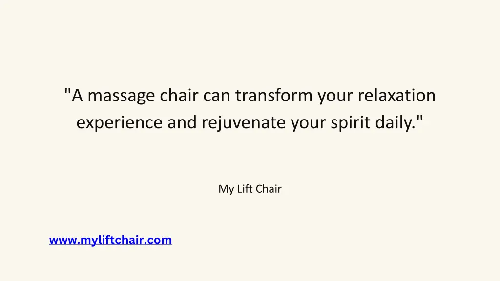 a massage chair can transform your relaxation