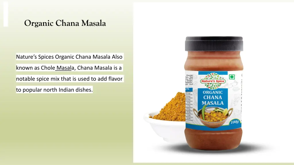 organic chana masala