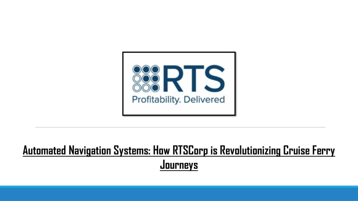 automated navigation systems how rtscorp