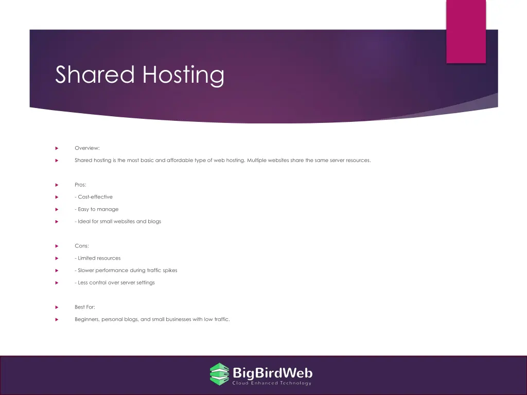 shared hosting