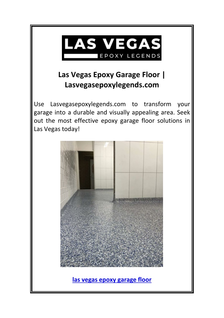 las vegas epoxy garage floor lasvegasepoxylegends