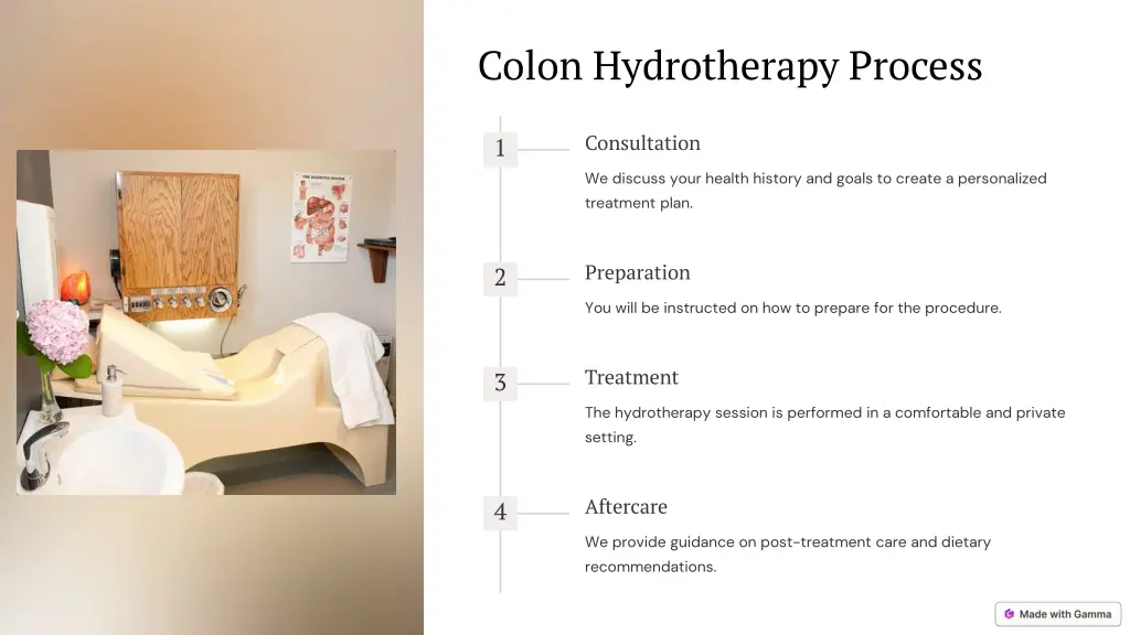 colon hydrotherapy process