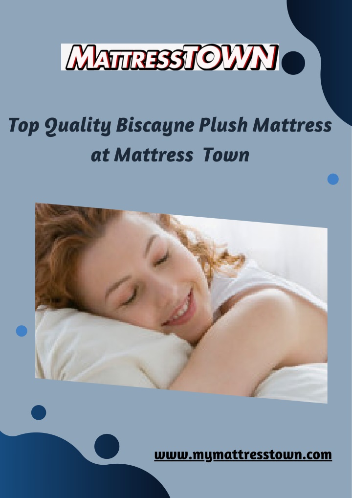 top quality biscayne plush mattress at mattress