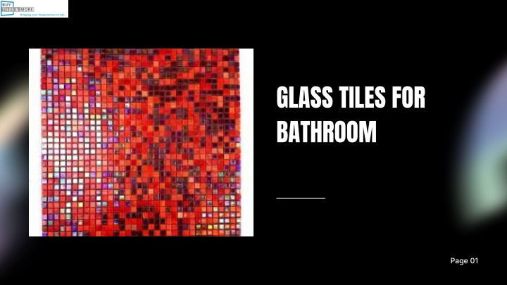 glass tiles for bathroom