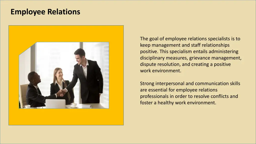 employee relations