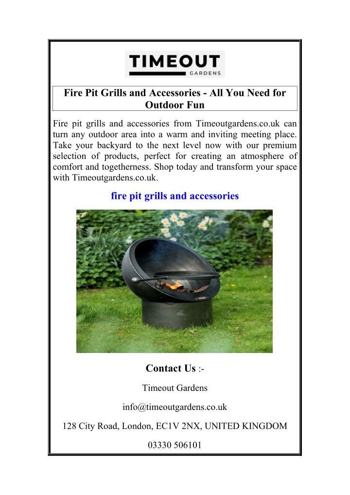 fire pit grills and accessories all you need