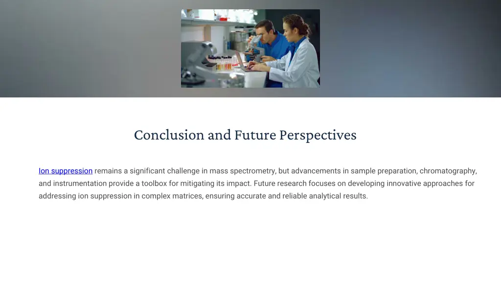 conclusion and future perspectives