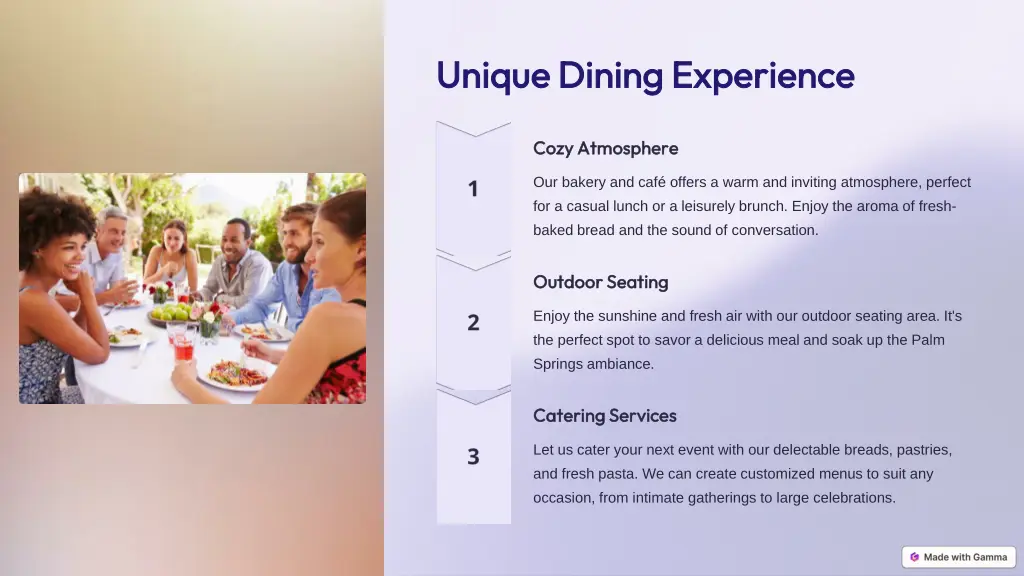 unique dining experience unique dining experience