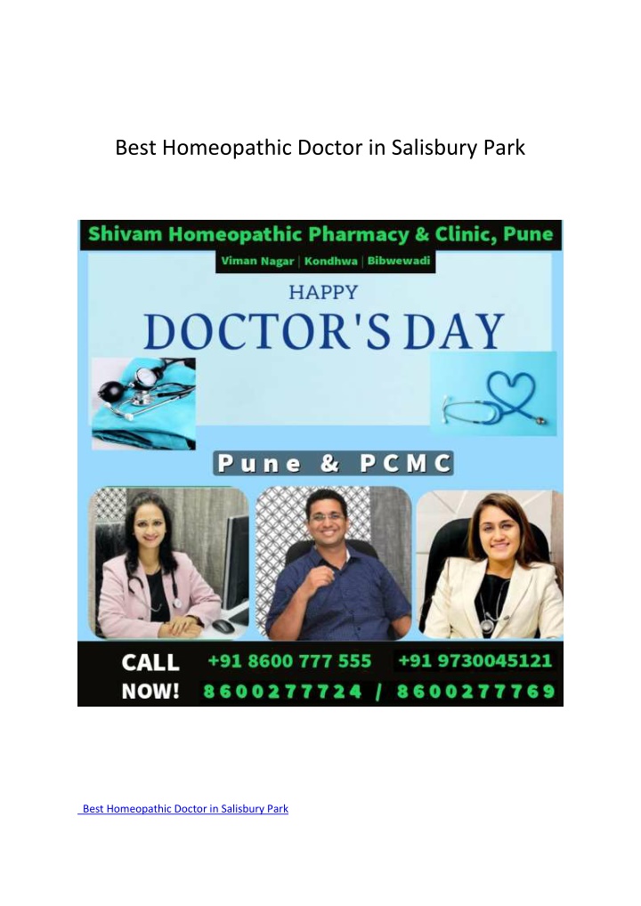 best homeopathic doctor in salisbury park