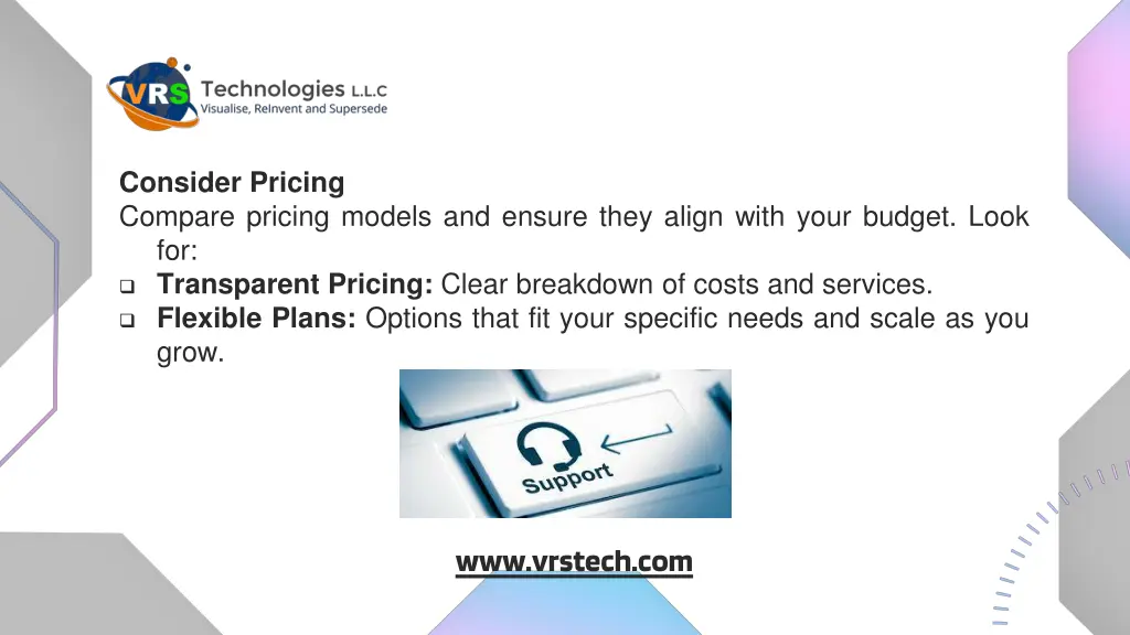 consider pricing compare pricing models