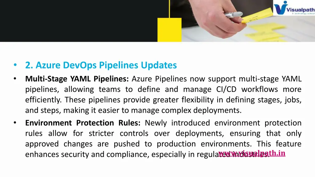 2 azure devops pipelines updates multi stage yaml