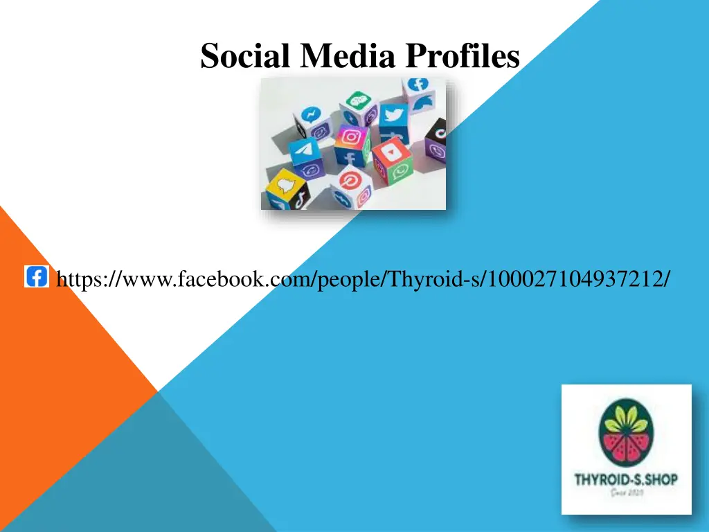 social media profiles