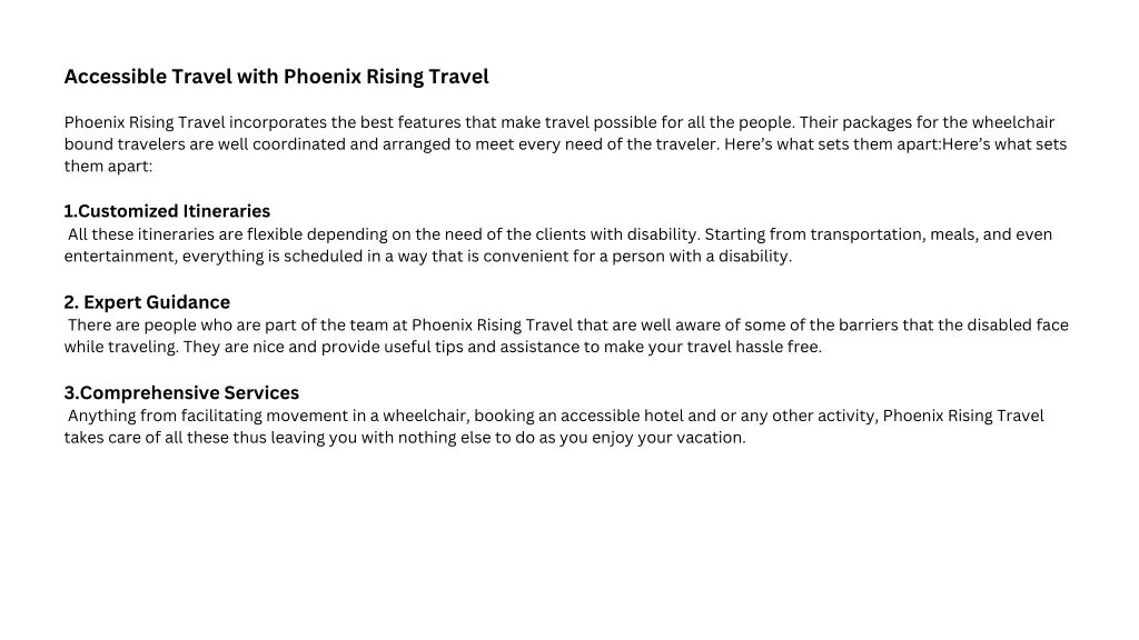 accessible travel with phoenix rising travel