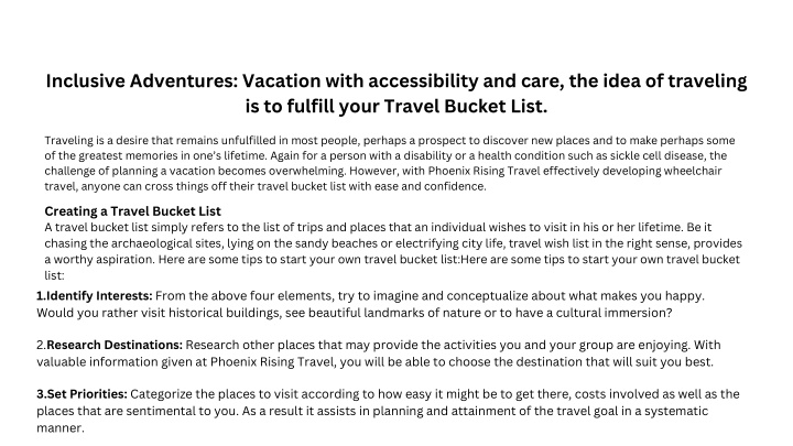 inclusive adventures vacation with accessibility