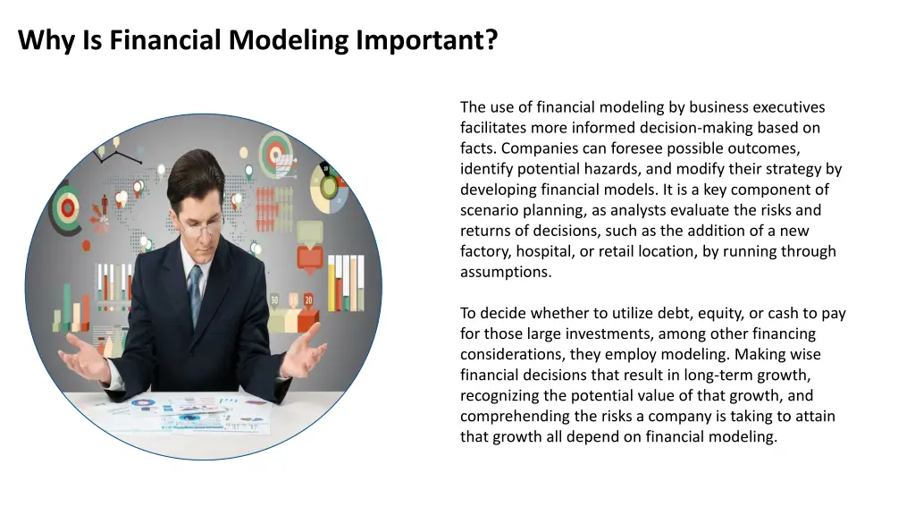 why is financial modeling important