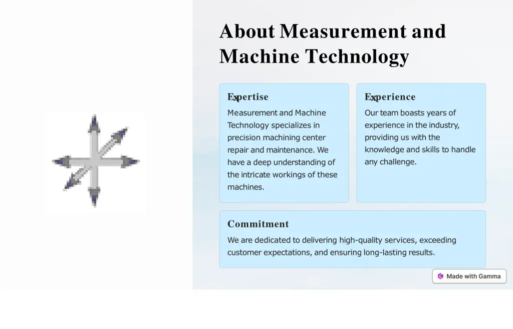 about measurement and machine technology