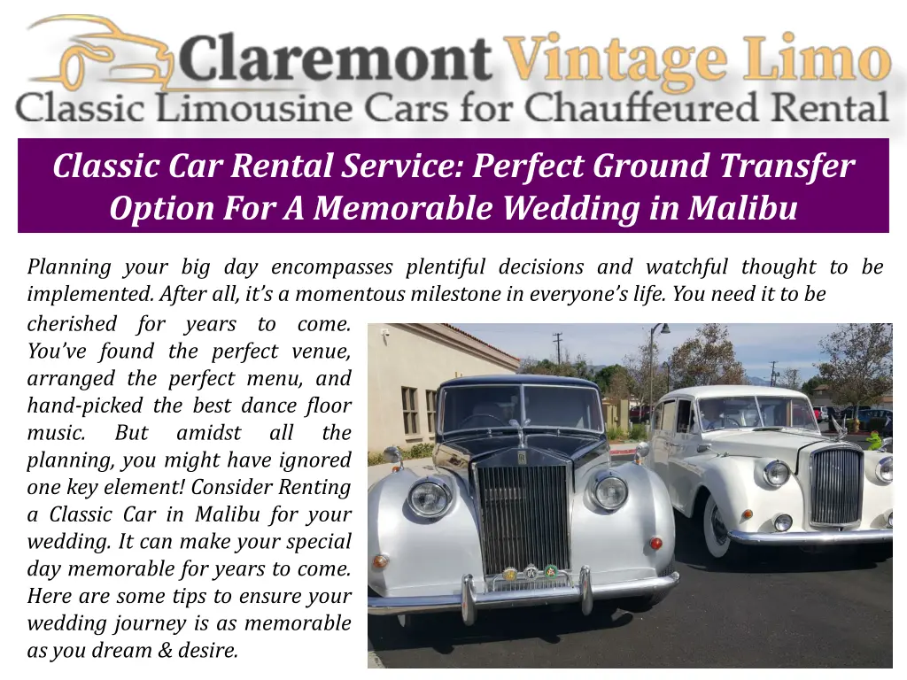 classic car rental service perfect ground