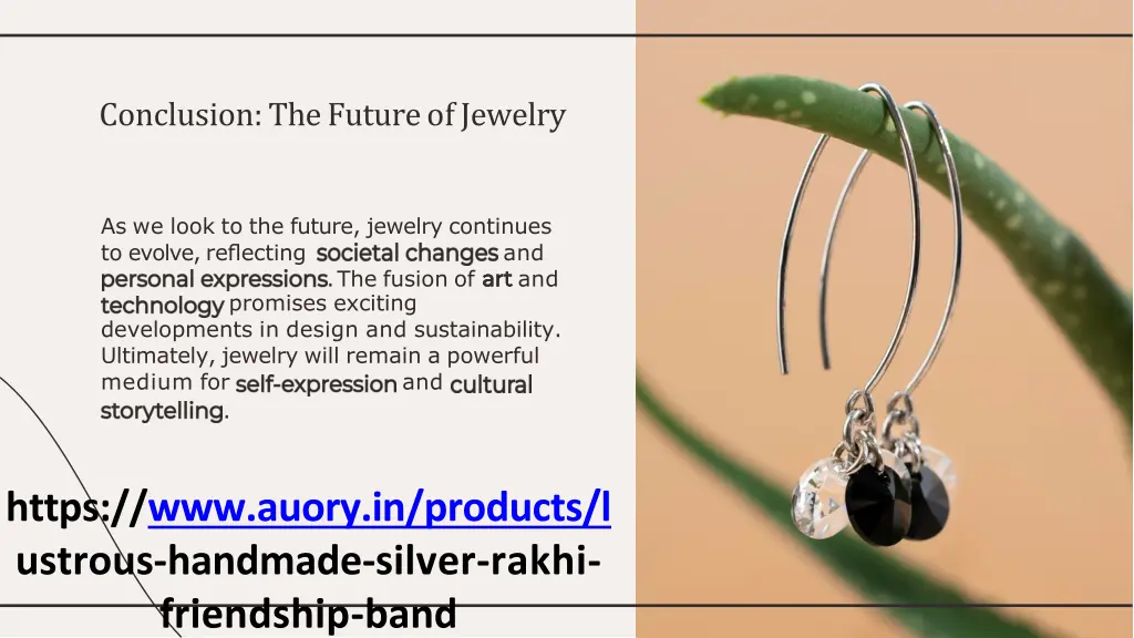 conclusion the future of jewelry