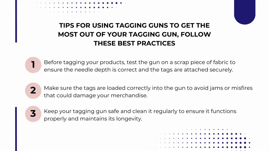 tips for using tagging guns to get the most