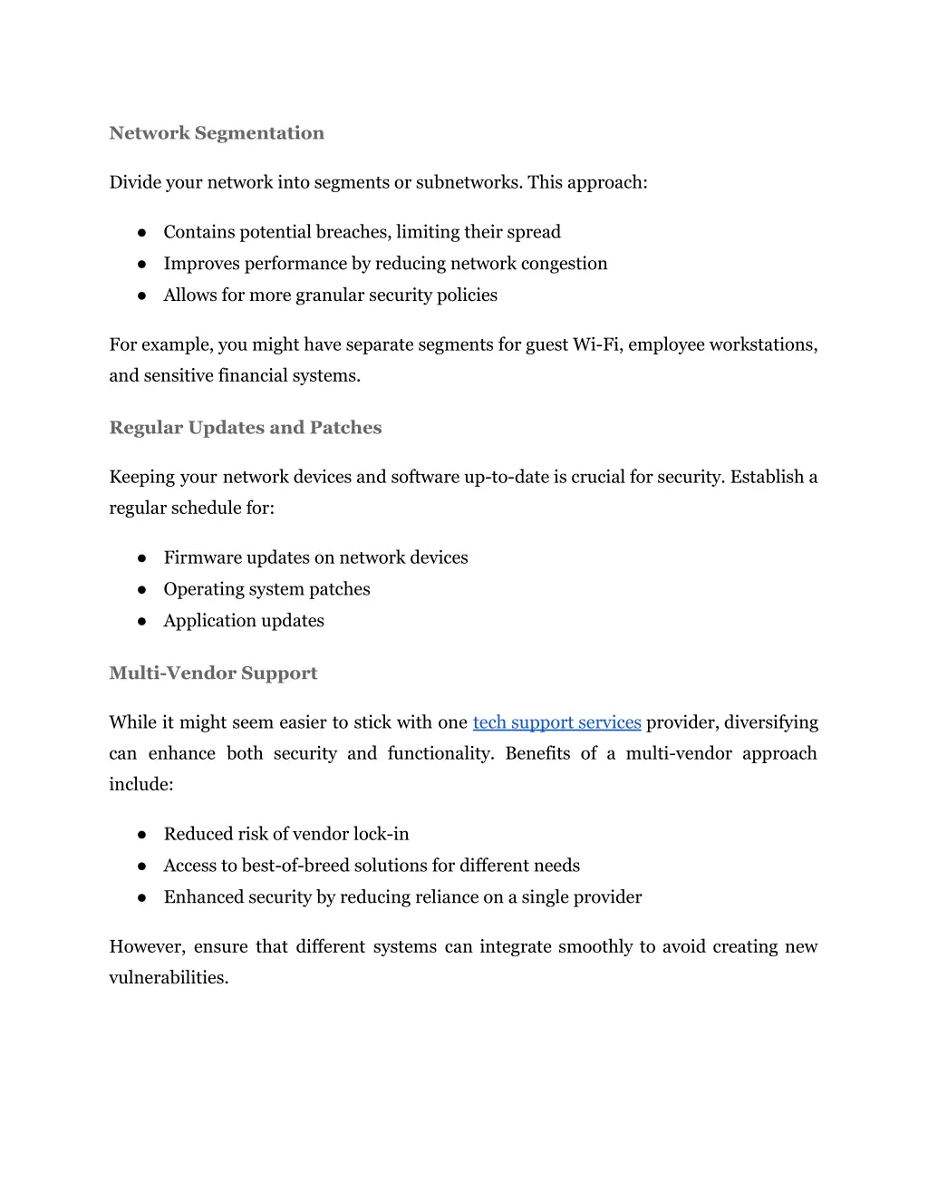 network segmentation