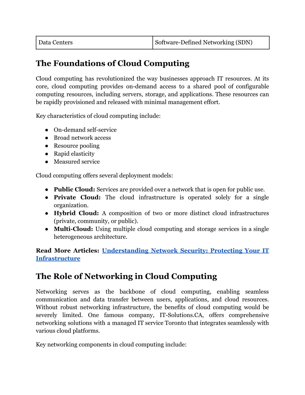data centers