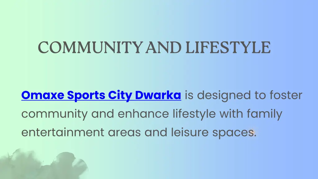 omaxe sports city dwarka is designed to foster