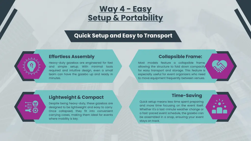 way 4 easy setup portability