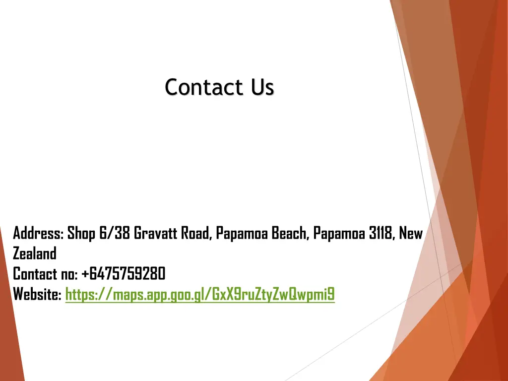 contact us