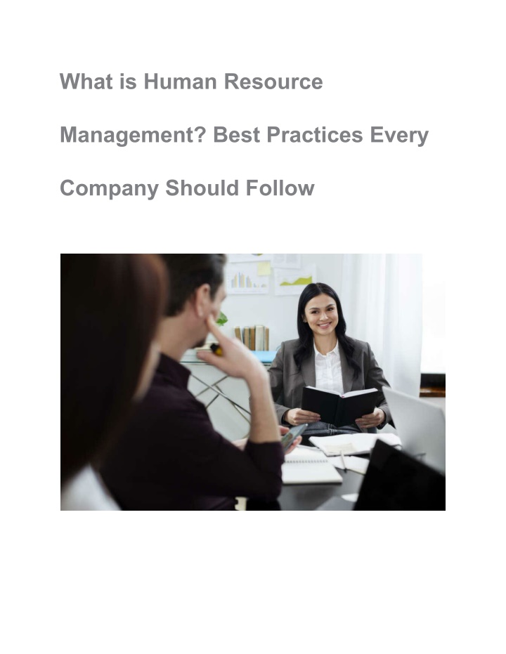 what is human resource