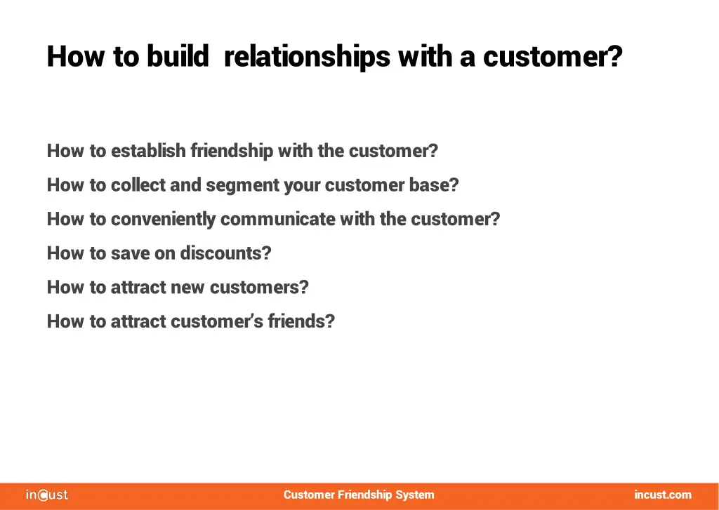 how to build relationships with a customer