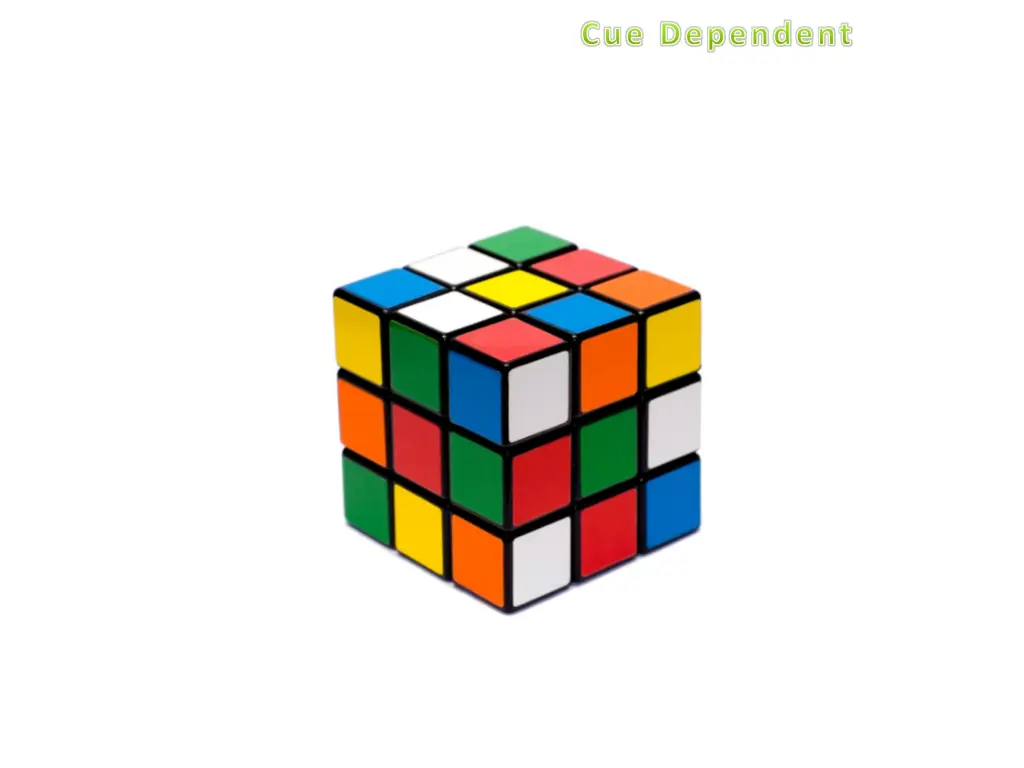 cue dependent 4