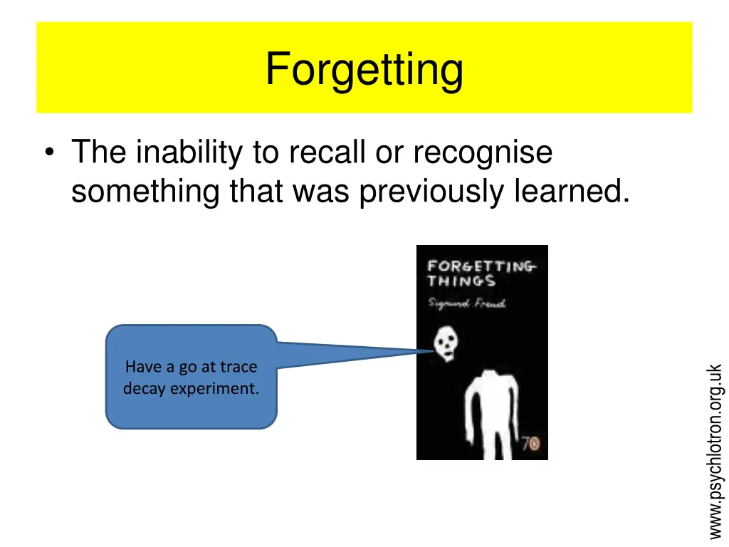 forgetting 1