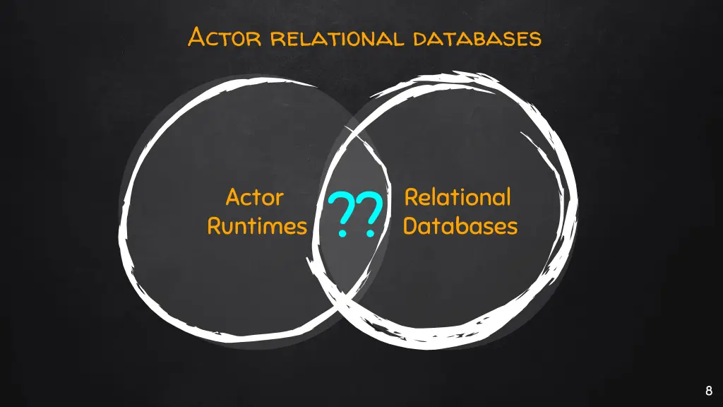 actor relational databases