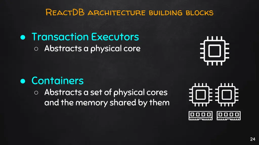 reactdb architecture building blocks