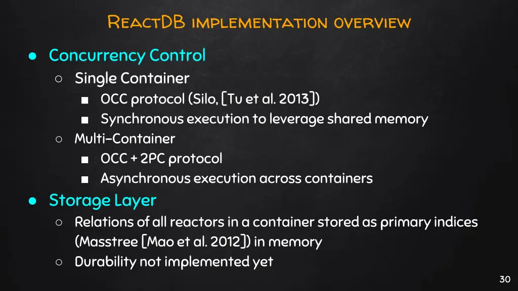 reactdb implementation overview 1