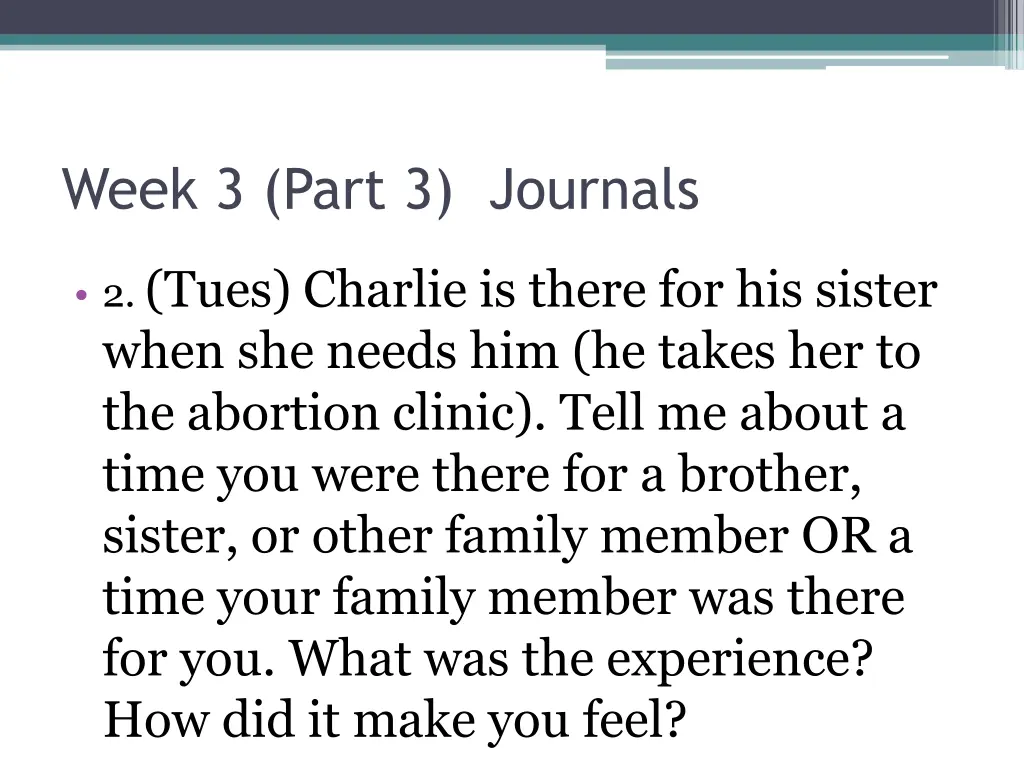 week 3 part 3 journals 1