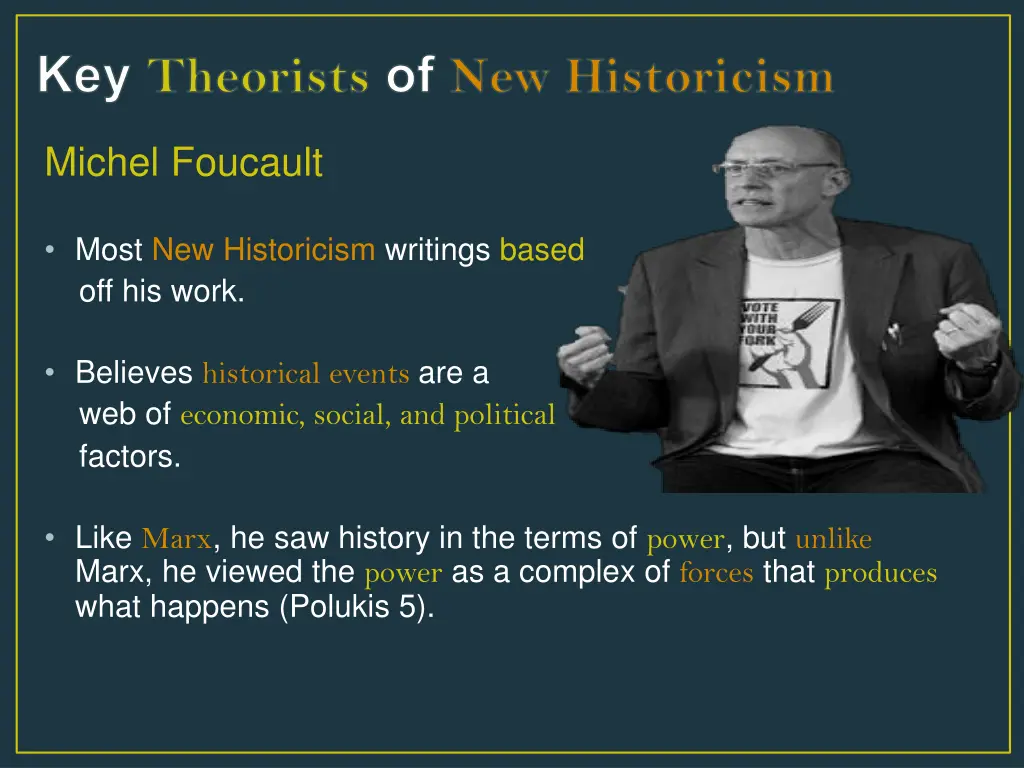 key theorists of new historicism