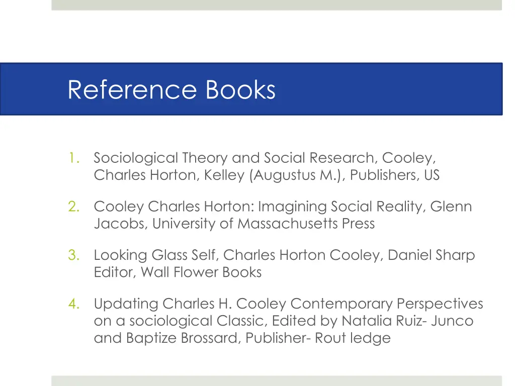 reference books