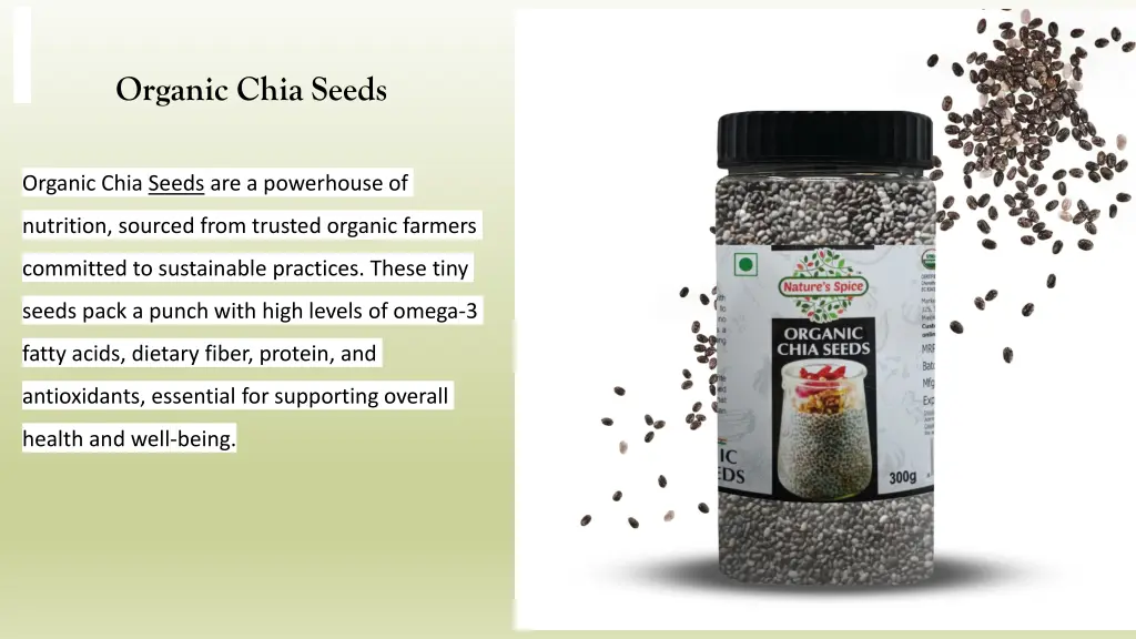 organic chia seeds