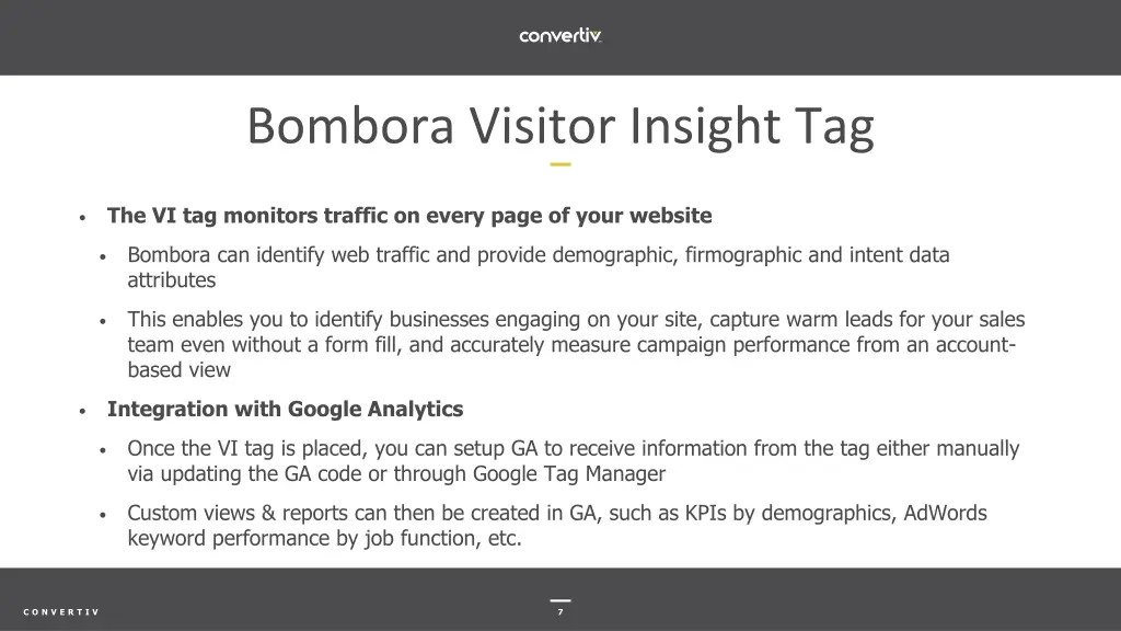 bombora visitor insight tag