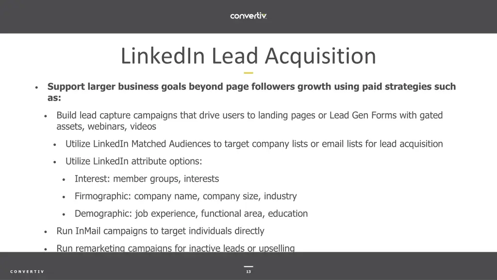 linkedin lead acquisition