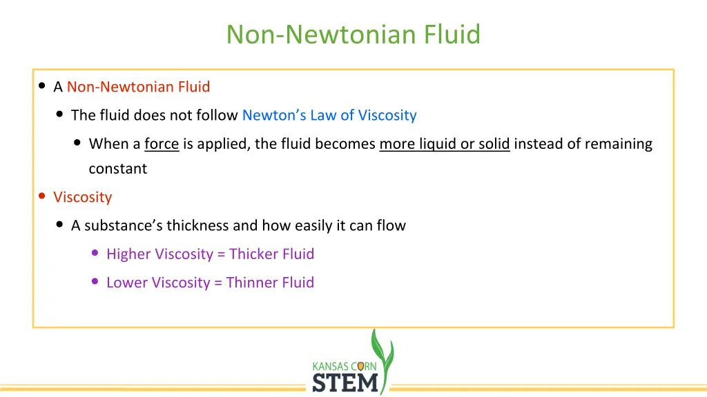 non newtonian fluid