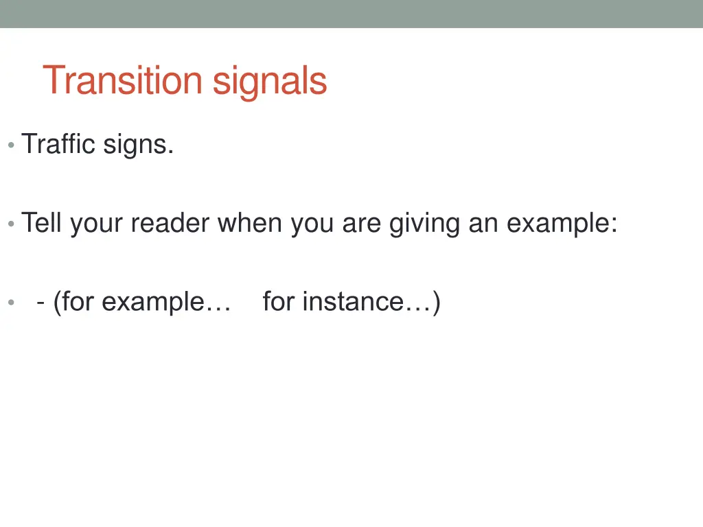 transition signals 3