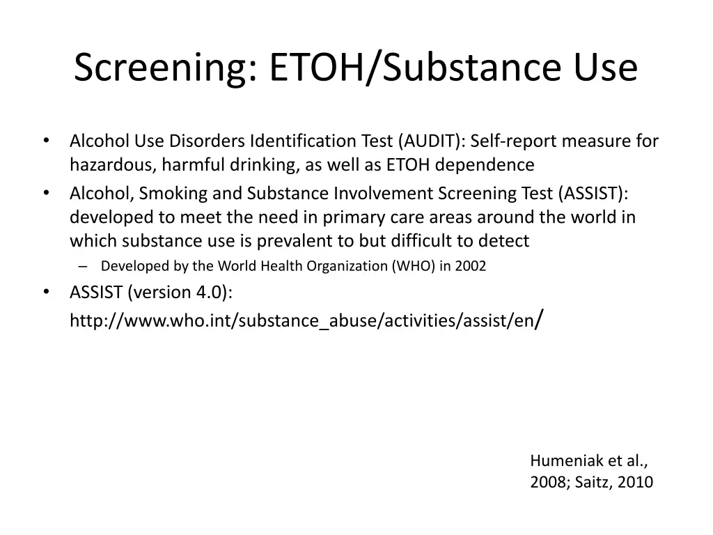 screening etoh substance use 1