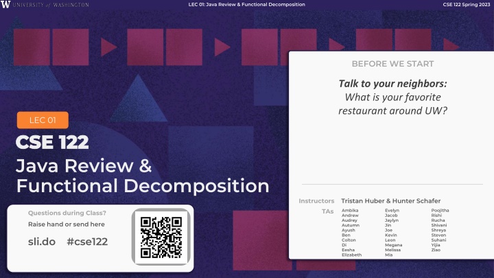 lec 01 java review functional decomposition