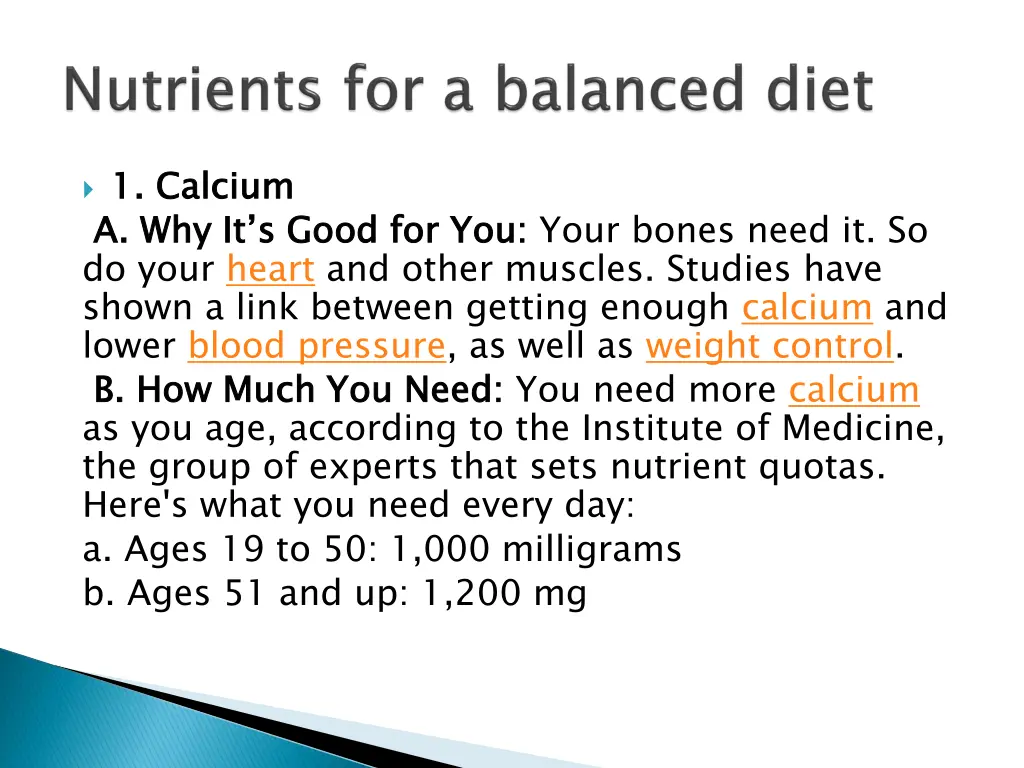 1 calcium a why it s good for you do your heart