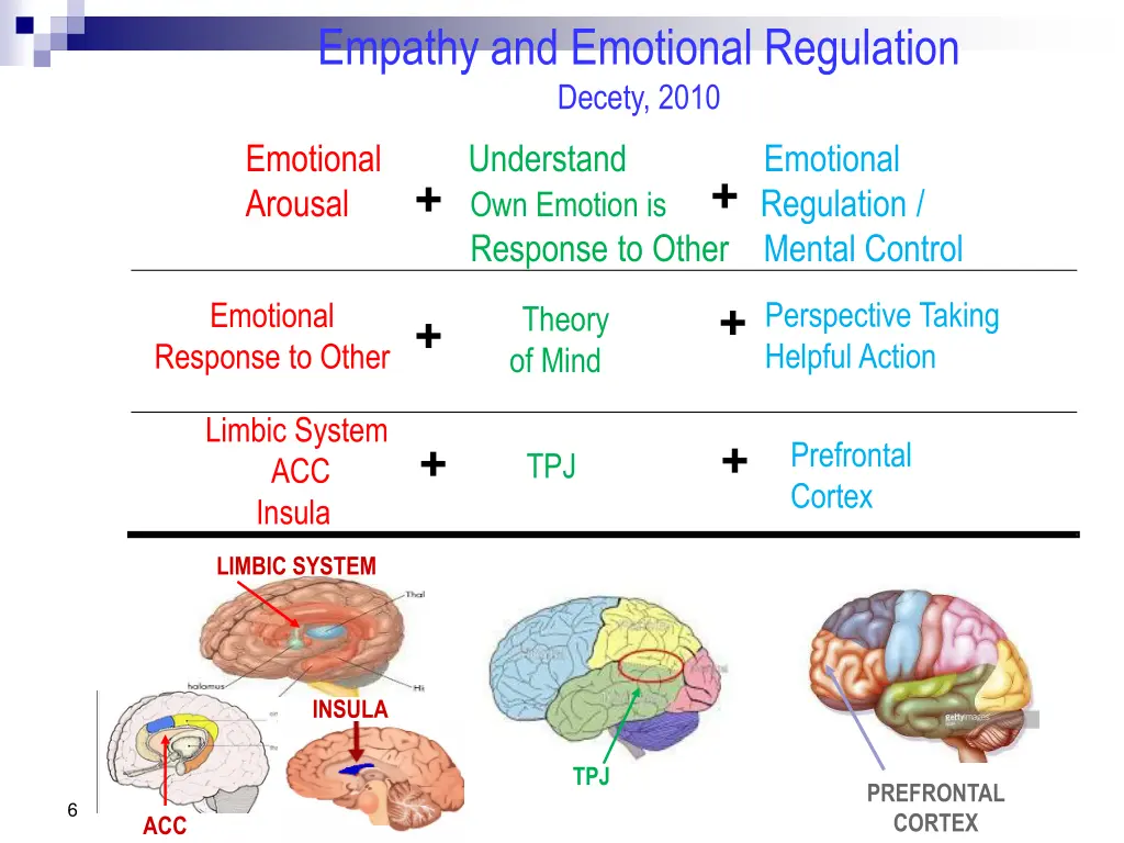 empathy and emotional regulation decety 2010